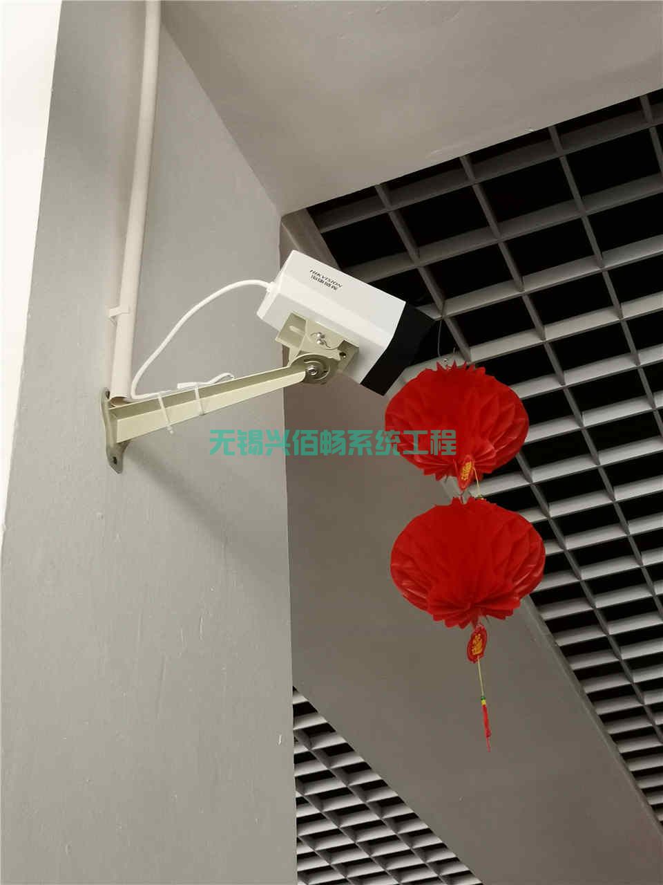 食堂監(jiān)控系統(tǒng)安裝效果